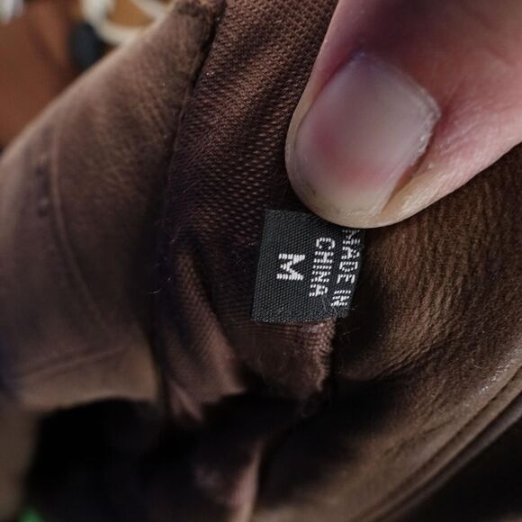 ROUNDTREE & YORKE BROWN GENUINE LEATHER ZIP UP COAT JACKET MENS SIZE M MEDIUM - Picture 12 of 13